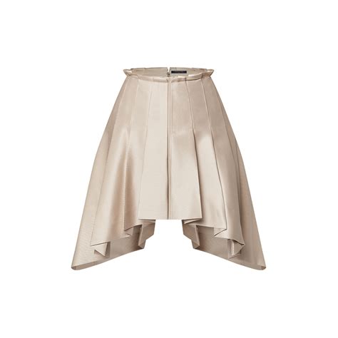 louis vuitton 1a3m01|Asymmetrical Box Pleat Twill Skirt .